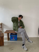 Never Daily Wide Jogger Pants (3color) (6693653577846)