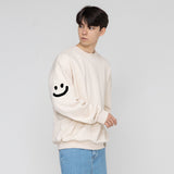 [UNISEX]マルチスマイルドローイングスウェットシャツ