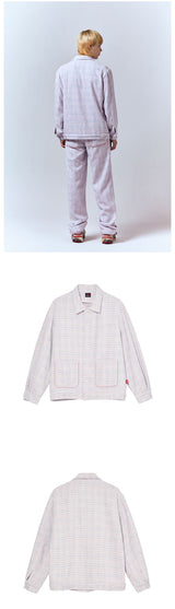 リバティーツイードジャケット/LIBERTY TWEED JACKET [PINK]