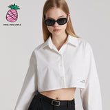 ユナ クロップドシャツ/YUNA CROPPED SHIRT