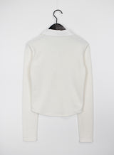 シャツカラーカラーTシャツ/Shirt color color T-shirt (3color)