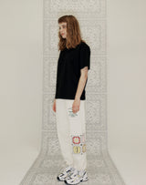 YELLOW TAP REGULAR FIT T-SHIRT BLACK (6691420307574)