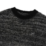 CHERRY TEXTURE LOOSE FIT KNIT [BLACK]