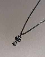 chrome surgical long-necklace