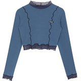 レタスエッジポイントトップス / Lettuce Edge Point Top (4573555130486)