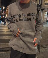 バックプリントエンジェルニット/Back print angel knit