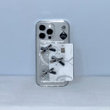 (Magsafe Ver.) シルバーリボンカードスロットゼリーハードケースセット