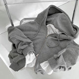 2WAYダブルジッパーフードジップアップ / [Inquiries flooded] These days, two-way double zipper hood zip-up
