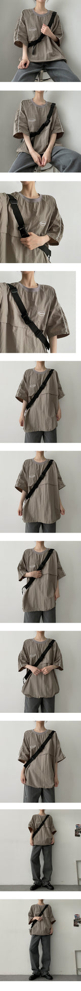 ナイロンストリングショートスリーブTシャツ / Nylon String Short-Sleeved T-Shirt