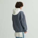 WHATTHE F.B ロゴ 刺繍 スウェット シャツ/WHATTHE F.B Logo Embroidered Sweat Shirt Navy