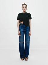 FOUR LEAF T-SHIRTS (BK) (6677238612086)