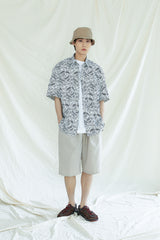 ONE TUCK BERMUDA PANTS BEIGE (6561070284918)