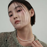 [シングルピアス] 14K ゴールドグリーンピアス / [single earring]14K gold green piercing