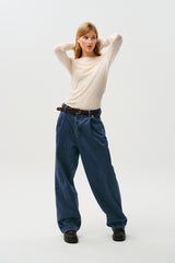 ユニーデイリーピンタックデニムパンツ