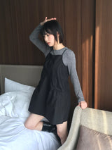 レイヤードノースリーブワンピース