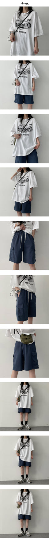 ペーパー3/4レンスカーゴショーツ / Paper 3/4 length Cargo shorts