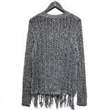 ボヘムタッセルロングボカシニット