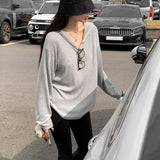[Bellide made] Chalang snap ribbed T-shirt
