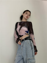 anti-sun see-through top