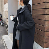 [BELLIDE MADE] Euriphyan Hidden Oversized Fit Single Long Coat