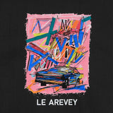 LE AREVEY DIFFERENT ROAD T-SHIRT BLACK [WOMAN]