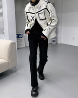 ドローイングカリムバイカージャケット / OWN Drawing Karim Biker Jacket