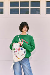 KIRSH X MISAKI KAWAI GRAPHIC BACKPACK [WHITE]