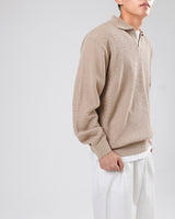 Vカラーメッシュニット/V collar mesh knit 5color