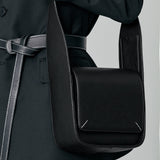 コーナースティッチペーブクロスバッグ / [M size]coner stitch pave cross bag