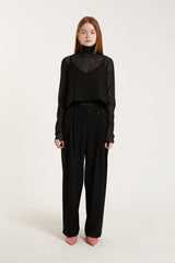 シアーポーラーTシャツ/SHEER POLA T.SHIRT