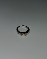 [I-DLE Soyeon] Silver gemstone ring_1