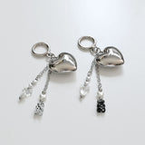 ハートハリボキーリング / Heart Haribo keyring (White)