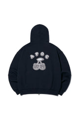Cherry Bear Hood Zipup_Navy (6678735618166)