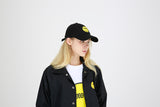 SMILE LOGO BALLCAP (BLACK) (6699085496438)