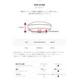 エポクシースタッドシースルーベレー帽