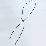 simple knotted string necklace