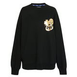 EYEYE LUCKY LOGO SWEATSHIRT_BLACK (EEOO3WSR02W) (6622932926582)