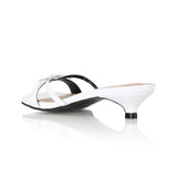 Y.01 Jane Candy Kitten Mules / YY20S-S44 / White (6550190162038)