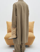 Loose Fit Single-Breasted Coat(3 color) (6596179460214)