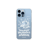 ワットエバークリアジェルハードタイプケース / Whatever clear jel-hard type case
