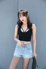 2ライントップ / TOP(5514) Two-line top (with built-in cap)