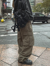 (UNISEX) ジャスティンカーゴワイドパンツ