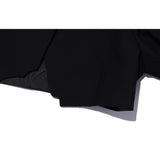 カッティングクロスクロップジャケット/CUTTING CROSS CROP JACKET BLACK (6682533199990)