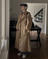 ダディフットバックケープトレンチコート / Daddy Fit Back Cape Trench Coat (3 color)
