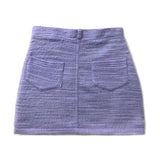 Eco Fur Short Skirt [Lavender]