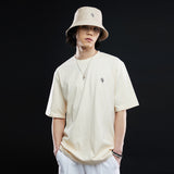 オーバーフィットマシュマロポイントショートスリーブT/OVERFIT MARSHMALLOW POINT SHORT-SLEEVED T-CREAM