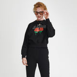 2021 Logo Crop sweatshirt [Black] (6610311643254)