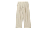エッセンシャルワイドスラックス/ESSENTIAL WIDE SLACKS_BEIGE