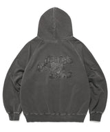 RAGLAN PIGMENT SELLER LOGO HOODIE CHARCOAL(CV2DFUM406A)