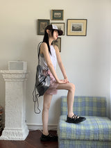 サンクヒッピートゥウェイホルターロングストラップナシ/Sank Hippie Two Way Halter Long Thong Camis
